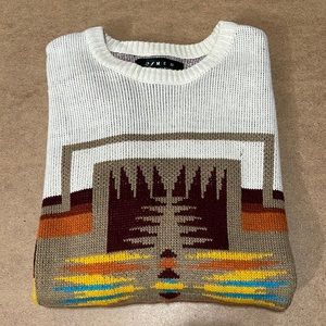 21men Aztec Sweater XS